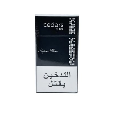 Cedars Super Slim Black